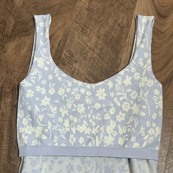Free People Intimately Bodysuit Size M / L Floral Lavender Color - Picture 3 of 8